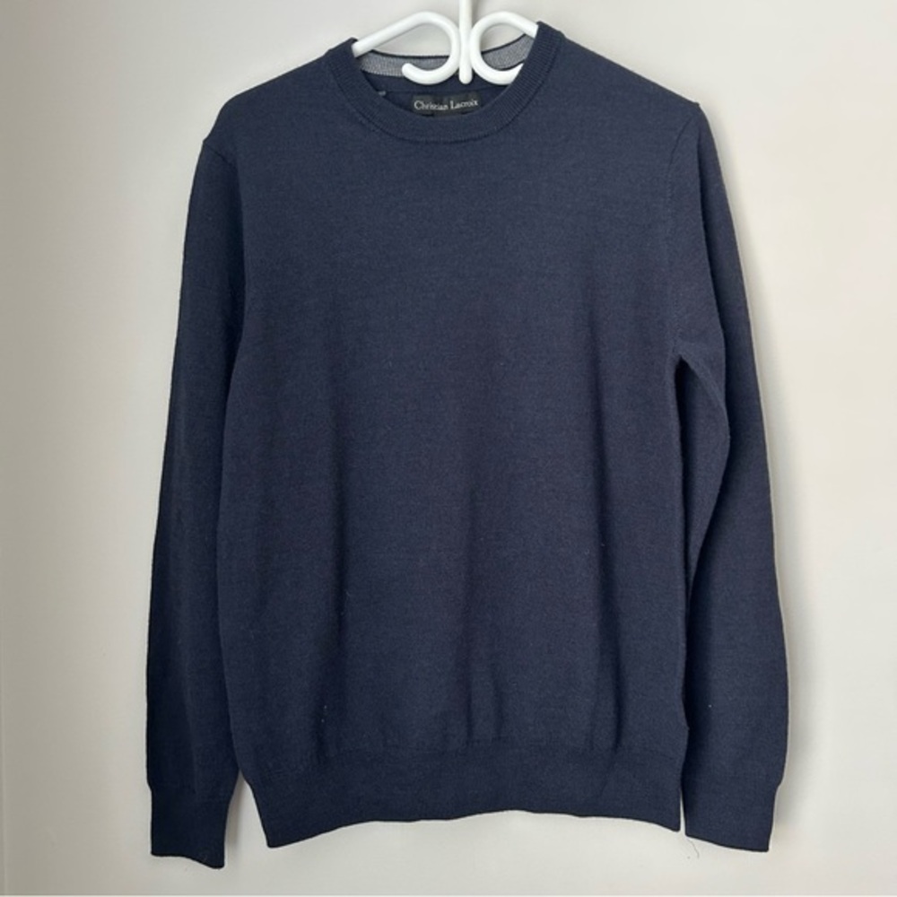 Christian Lacroix Navy Crewneck Sweater